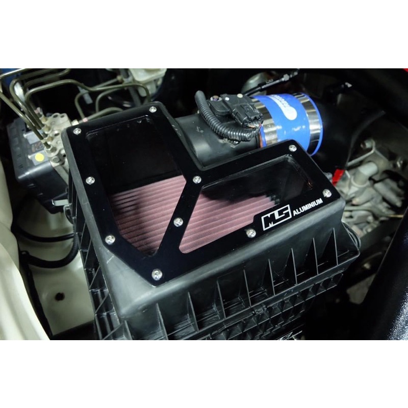 ชุดเพลทเจาะโชว์หม้อกรอง สำหรับรถ D-max,MUX 12-15และ 2020+ แบรนด์ ms เม้งซัง