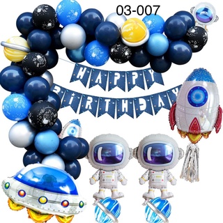 พร้อมส่ง!! Set spaceman balloon #งานวันเกิด