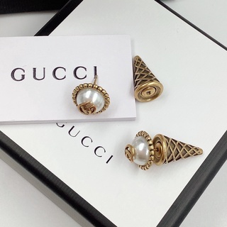 Gucci ต่างหูแฟชั่น รูปไอศกรีม สวยหรู