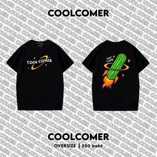 Coolcomer-CL005:เสื้อยืดโอเวอร์ไซส์สกรีนลาย