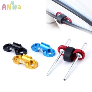 【Anna】Aluminum Alloy Bicycle Cable Guide MTB Bike Brake Line Holder Clips Wire Adapter High Quality【Sport &amp; Motors】