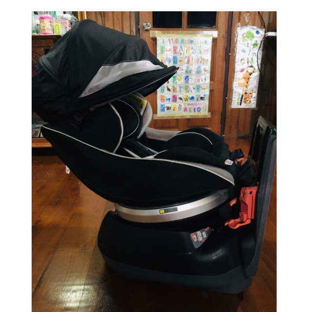 คาร์ซีท มือ2 car seat combi cradling 360 ตัวท๊อป สีดำ