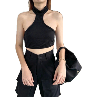 โปรโมชั่น : Ginny Crop เสื้อครอปผ้าร่องญึ่ปุ่น เสื้อStyle y2k สินค้าพร้อมส่ง ส่งของทุกวัน