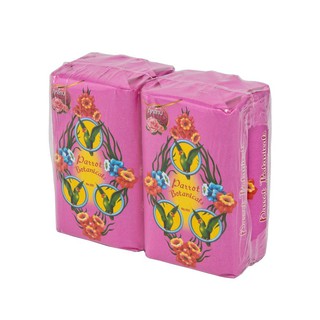 นกแก้ว สบู่พฤกษา กลิ่นกุหลาบ ขนาด 75 กรัม  แพ็ค x 4 ก้อน Parrot Botanicals Soap Rose Scent Size 75 g. Pack x 4 pcs.