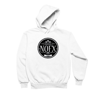 เสื้อแจ็กเก็ตกันหนาว มีฮู้ด แบบหนา สไตล์พังก์ร็อก NOFX สําหรับผู้ชาย และผู้หญิง