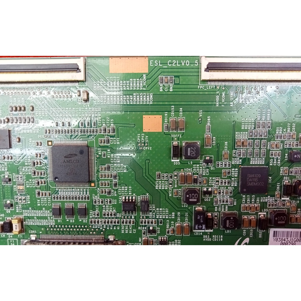 รหัสสินค้า : GB-AV-10031 ประเภทสินค้า: T-con/Sony รุ่น: KDL32EX520 Part: ESL_C2LV0.5