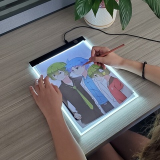 ของเล่นเด็กสร้างสรรค์ A4ขนาด3ระดับ Copy Board Sketching การเขียนแท็บเล็ต LED Pad Light จิตรกรรมเครื่องมือ