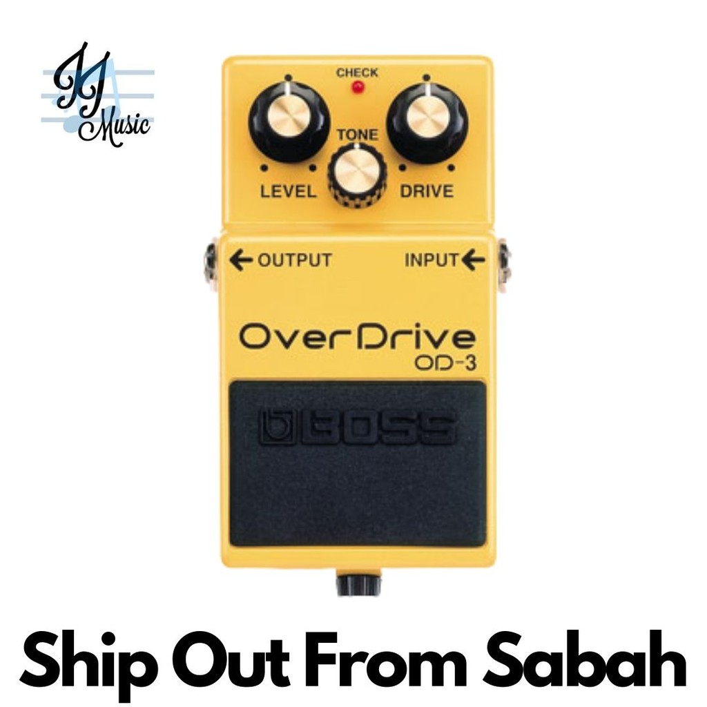 Boss OD-3 OverDrive Guitar Effect Pedal (OD3)