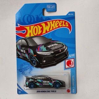 hotwheels Honda civic type R hks ล้อยาง th