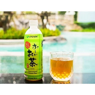 【750 ลด 60฿】ITOEN OI OCHA NO SUGAR GREEN TEA 500ML (13867) ชาเขียวสูตรไม่มีน้ำตาล ยกลัง 24 ขวด