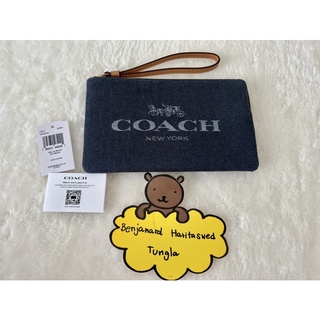 พร้อมส่ง(ของใหม่) Coach แท้💯 (outlet) คอลยีนส์ 1 zip L