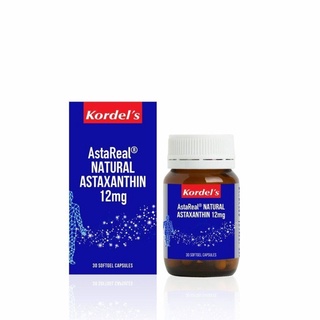 วิตามิน Kordel’s AstaReal Natural Astaxanthin 12 mg. 30 Softgel Capsules