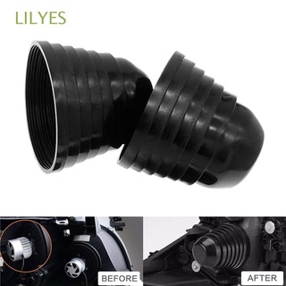 Lilyes ฝาครอบไฟตัดหมอก LED H11 H7 กันน้ํา กันฝุ่น 70 มม. -100 มม. ปรับได้ อุปกรณ์เสริม สําหรับรถยนต์