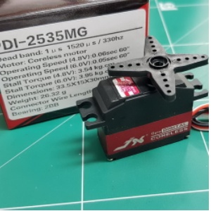 [เซอร์โว] JX Servo PDI-2535MG สำหรับกันหาง ฮอไฟฟ้า 450-500 ความไวสูง และ เครื่องบิน 3D ขนาด Mini
