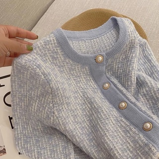 Bluesky chanel Cardigan 🦋🧵 เรียบหรู ดูดี เสื้อกันหนาว เสื้อคลุม Sweater