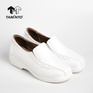 ส่งฟรี!! Taminto รองเท้าพยาบาล เพื่อสุขภาพ นักศึกษา ขาว เชฟ ปวดขา เจ็บเข่า W305 Nurse Shoes