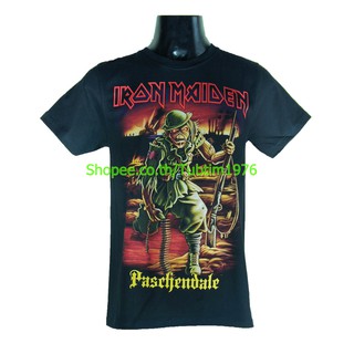 เสื้อวง Iron Maiden เสื้อวงดนตรีร็อค เดธเมทัล เสื้อวินเทจ ไอเอิร์นเมเดน ไอร่อน IRN1012