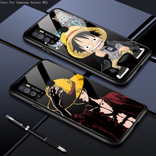 Compatible With Samsung Galaxy M31 M51 M21 M62 F62 M10 M30 M30S เคสซัมซุง สำหรับ Case Anime One Piece Straw Hat Kid เคส เคสโทรศัพท์ เคสมือถือ