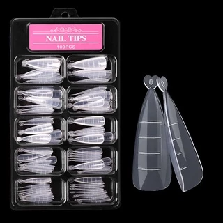 Nail Art Nail Mold Crystal Extension Paperless Retaining Rapid Phototherapy Extension Nail Tablets 60/100 เม็ด Pack
