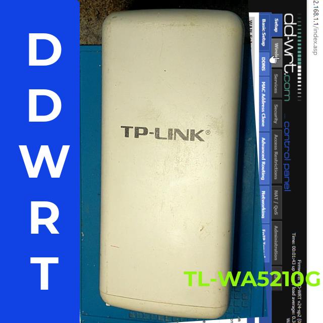 Tplink wa5210g DDWRT ic ไบโอส์