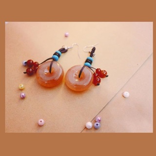 Fishs roe earrings