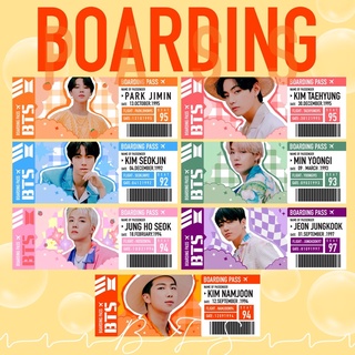 ✈️ Boarding pass ✈️ ตั๋วเครื่องบิน BTS