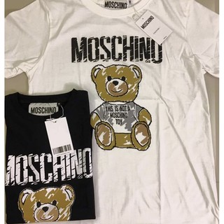 เสื้อยืดแบรนด์งานป้าย Moschino