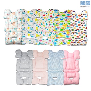 PAPA BABY  เบาะรองรถเข็น เบาะรองอเนกประสงค์  รุ่นCSNH531-536 ผ้าCotton100% สามารถซักได้ มาพร้อมกระเป๋าหิ้ว