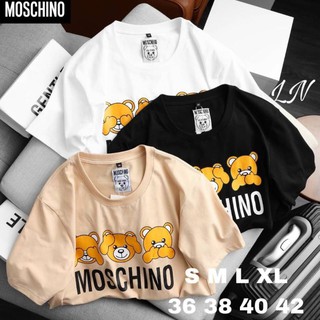 เสื้อยืด​คอกลม​ Moschino