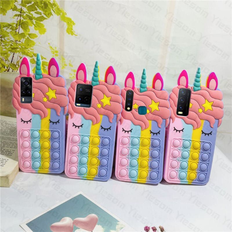 เคส เคส Softcase POP IT UNICORN VIVO Y01 Y15s Y15a