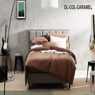 ชุดเครื่องนอนสีพื้น รหัส DL-COL- CARAMEL ไม่รวมผ้านวม