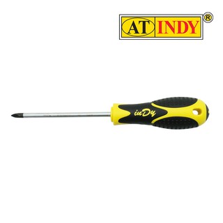 AT INDY Screwdriver ไขควงปากแบน, แฉก 4 นิ้ว (ด้ามตอกไม่ได้) AD241,AD242