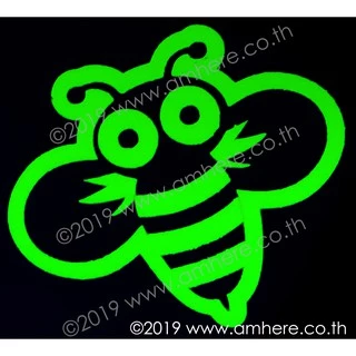 📌Glow Sticker-GP20 GREEN สติ๊กเกอร์เรืองแสงสีเขียว (Certified PSPA Class-D)