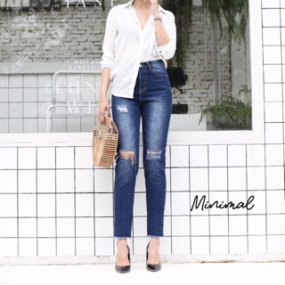 Slim fit boyfriend jeans