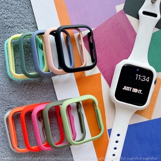 เคสนาฬิกาข้อมือ สีแคนดี้ สําหรับ Smart Watch Series 7 6 SE 5 4 3 2 1 ขนาด 41 มม. 45 มม. 44 มม. 40 มม. 42 มม. 38 มม.