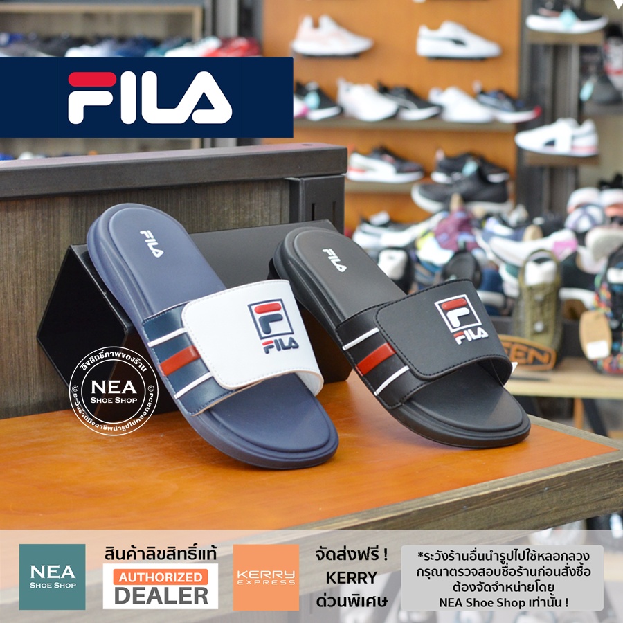 [ลิขสิทธิ์แท้] Fila STACK Sandal [M] NEA รองเท้าแตะ ฟิล่า แท้ ชาย