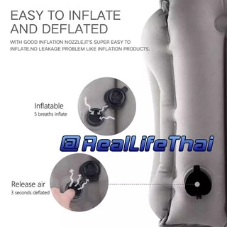 หมอนเป่าลม สำหรับพกพา Travel Pillow หมอนติดรถรองคอ หมอนขึ้นเครื่องบิน