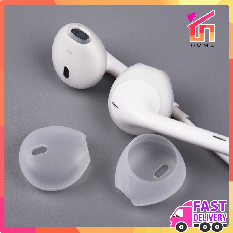 InHome 2 ชิ้น/แพ็ค Apple iPhone ซิลิโคนหูฟัง AirPods กรณีหูฟังหูฟัง XR 6 5 8 Plus หูฟัง