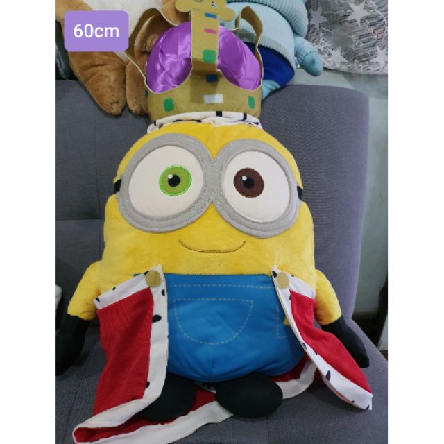 Minion king bob 60cm มือ2 พร้อมส่ง ตุ๊กตามินเนี่ยน