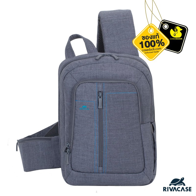 Rivacase 7529 Grey Laptop Sling Backpack 13.3" Shopee Thailand