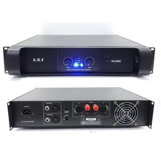 Professional poweramplifier เพาเวอร์แอมป์ 450W+450W เครื่องขยายเสียง รุ่น PA-6000