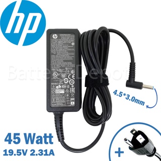 HP Adapter ของแท้  Pavilion x360 11-ab038TU, 13-u111tu,11-u0002tu,11-ab101tu, 14-dw0095TU 45W 4.5 สายชาร์จ HP อะแดปเตอร์