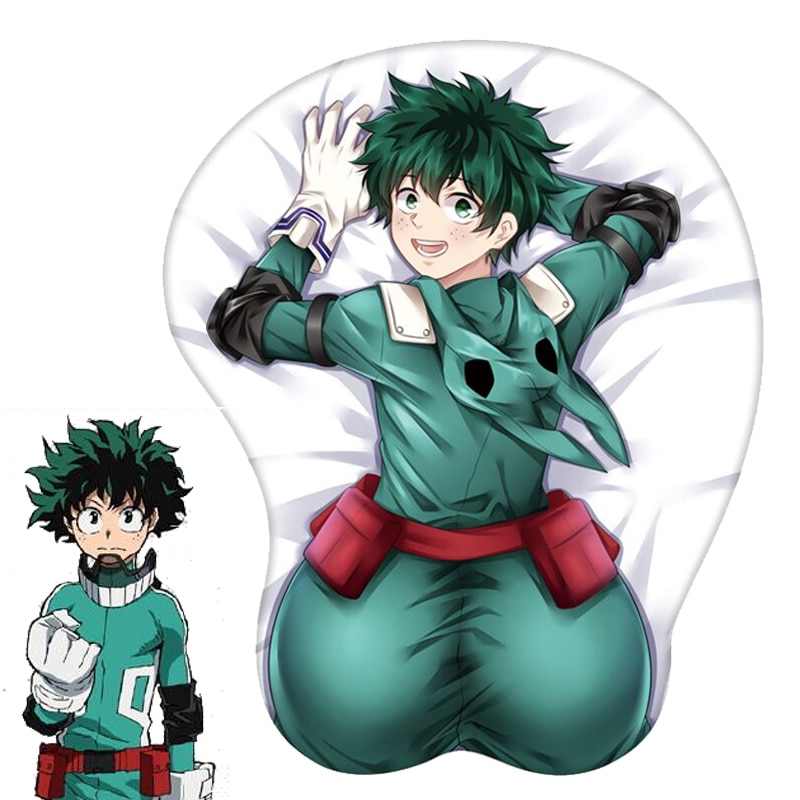 Japan Boku no My Hero Academia 3D Buttock Gel Gaming Mouse Pad