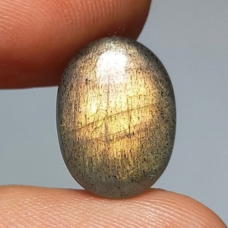 พลอย ลาบราโดไรท์ ธรรมชาติ แท้ หินพ่อมด ( Natural Labradorite ) หนัก 5.33 กะรัต