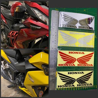 สติกเกอร์โลโก้ pantul cahaya reflec Honda Wing wings สําหรับ Honda Rs Honda Cbr Honda ex5