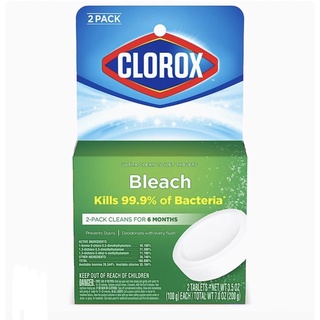 Clorox Automatic toilet bowl cleaner ก้อนทำความสะอาดชักโครก ของแท้อเมริกา100% ฆ่าเชื้อแบคทีเรีย99.9%