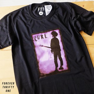 เสื้อเชิ้ต CURE เสื้อเชิ้ตผู้ชาย Unisex เสื้อยืดผู้หญิง W6p