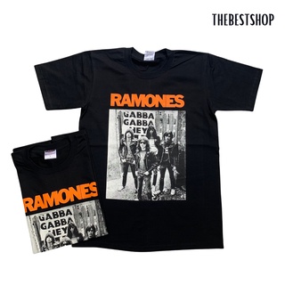 เสื้อวินเทจ วง RAMONES เสื้อวงร็อค สกรีนหน้าหลัง ลายสวย รับประกันคุณภาพ!!