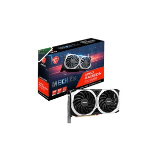 MSI Radeon RX 6600/ 6600XT MECH 2X 8G, ARMOR 8G, 8GB, GDDR6, แรงขุดเต็ม, ประกัน 3 ปี ( VGA การ์ดจอ )