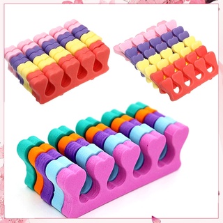 &lt;Sale&gt; 10/20Pcs Soft Sponge Nail Art Finger Toe Separator Salon Home Pedicure Tool